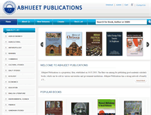 Tablet Screenshot of abhijeetpublications.com